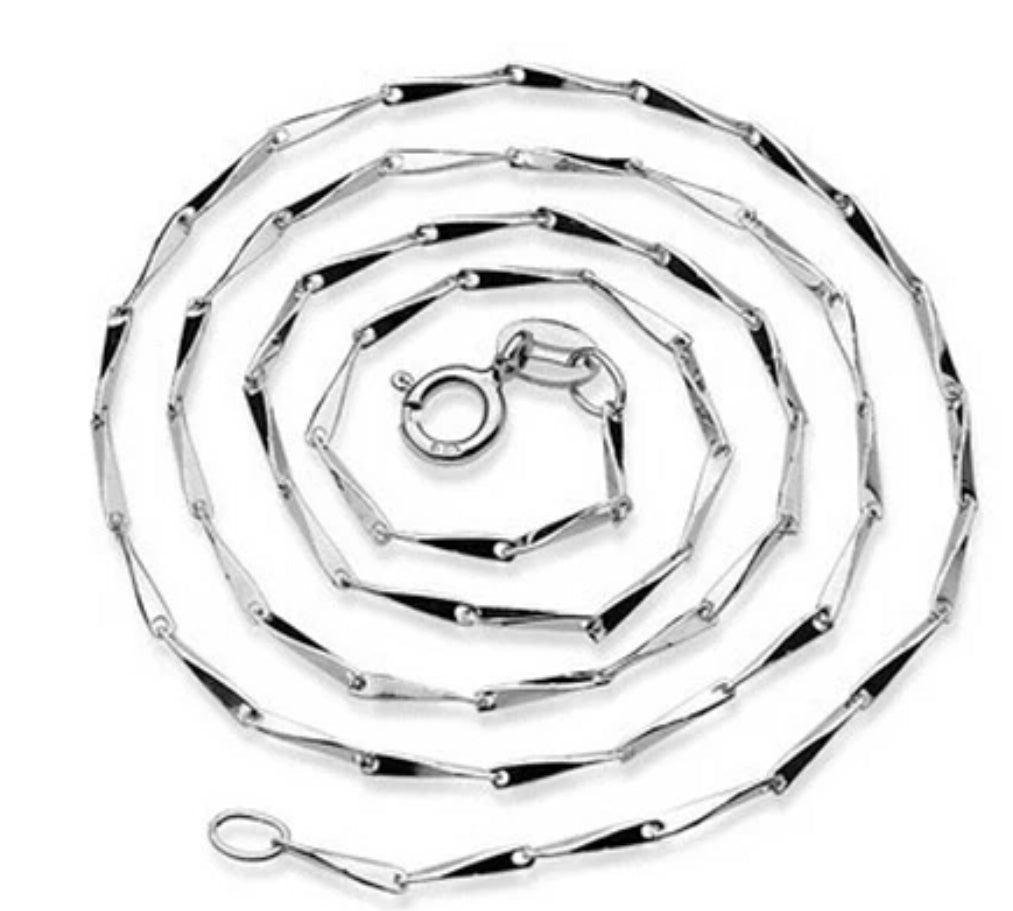 Stainless Steel 2mm Wheat Chain Necklace