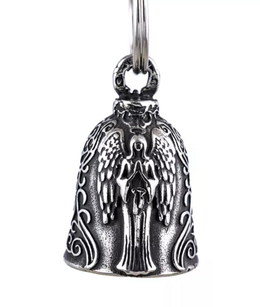 Stainless Steel Praying Guardian Angel Bell