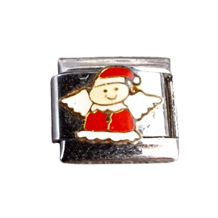 Santas Helper Charm,Stainless Steel