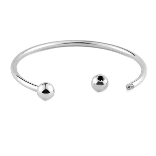 Stainless Steel Charm Starter Bangle