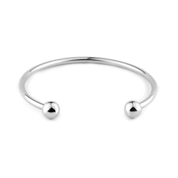 Stainless Steel Charm Starter Bangle