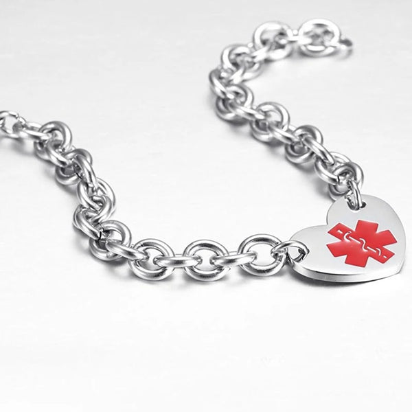 Stainless Steel Medical Alert Bracelet