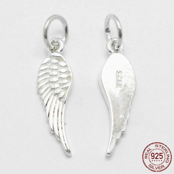 925 Sterling Silver Wing Pendant