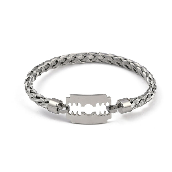 Stainless Steel Razor Bangle