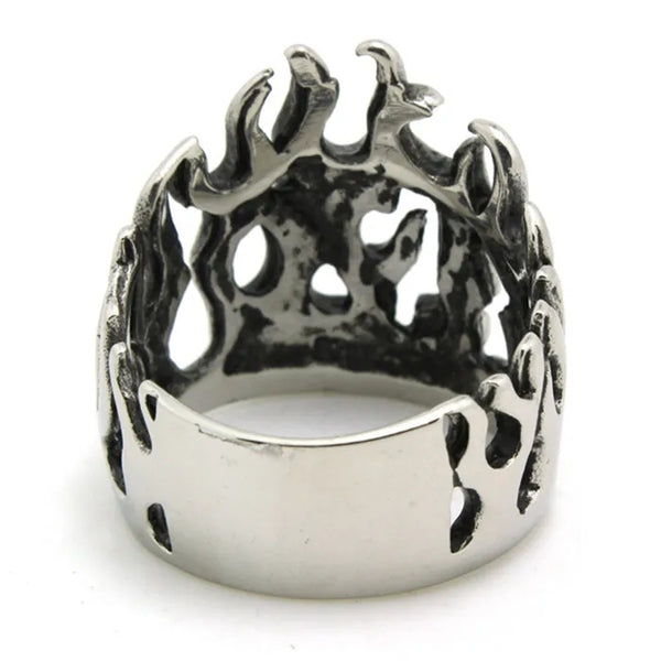 Stainless Steel Thirteen Flame Ring