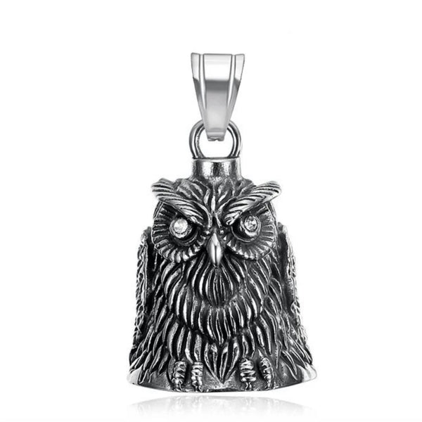 Stainless Steel Owl Guardian Bell