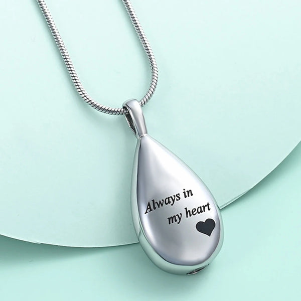 Tear Drop Keepsake Urn Necklace