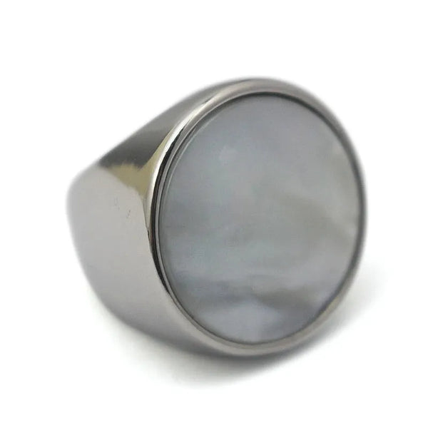 Stainless Steel MOP Shell Ring