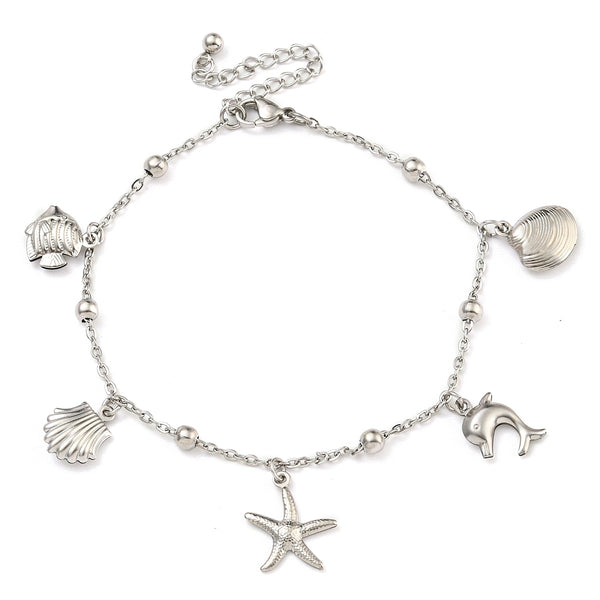 Stainless Steel Ocean Anklet