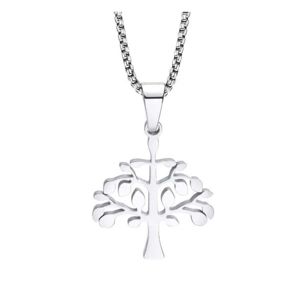 Stainless Steel Tree Of Life Necklace