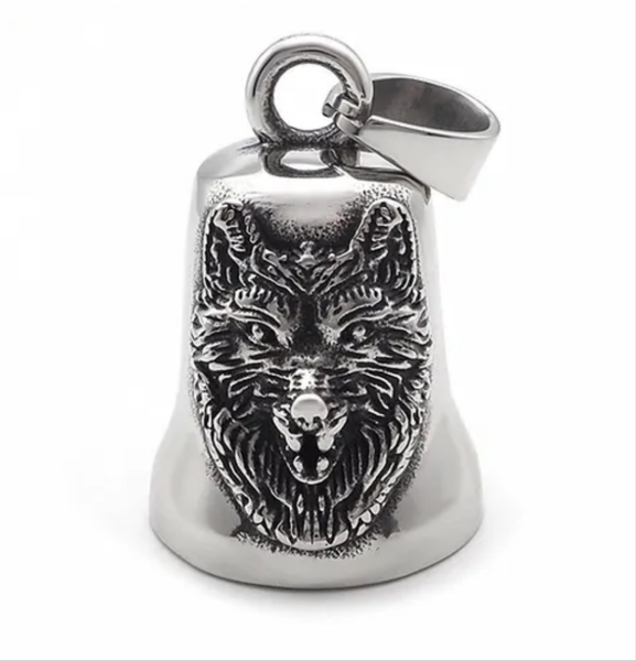 Stainless Steel Wolf Guardian Bell