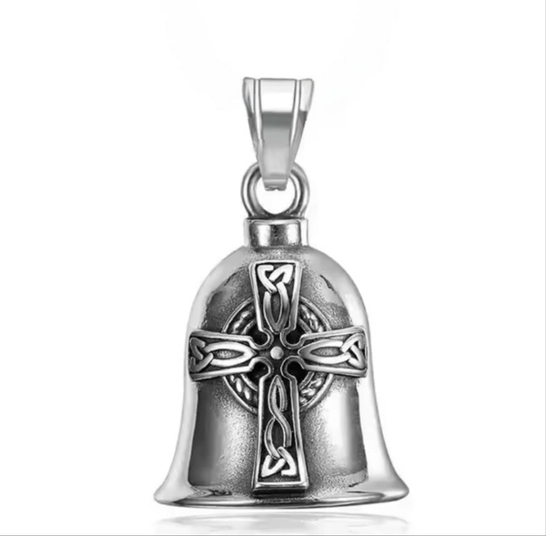 Stainless Steel Celtic Cross Guardian Bell