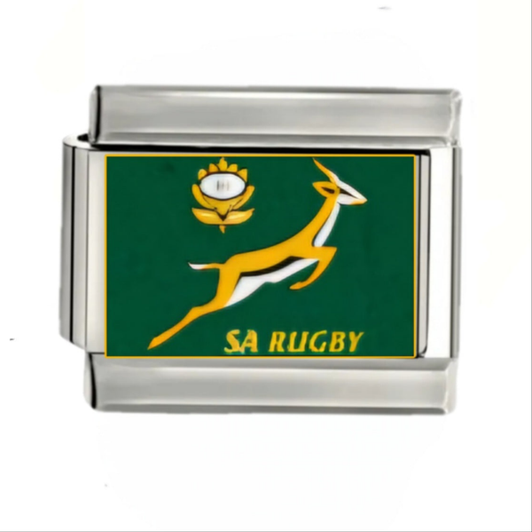 Stainless Steel Rugby Charm