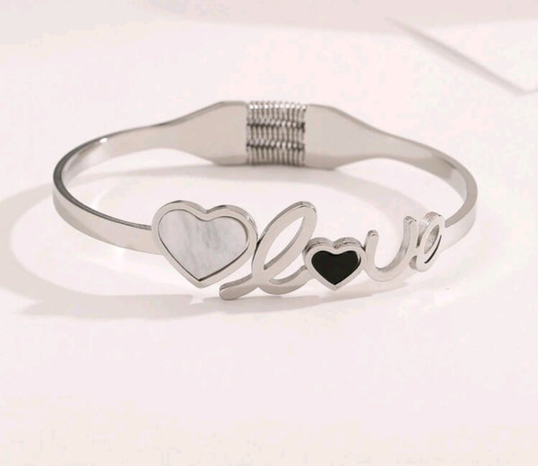 Stainless Steel Love Bangle