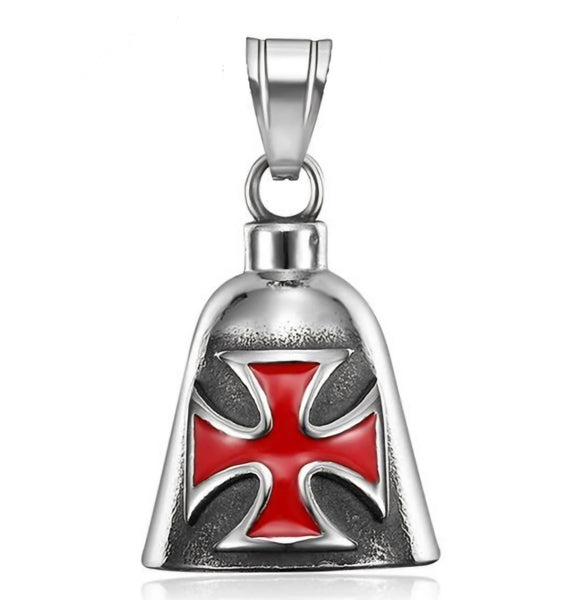 Stainless Steel Maltese Cross Guardian Bell