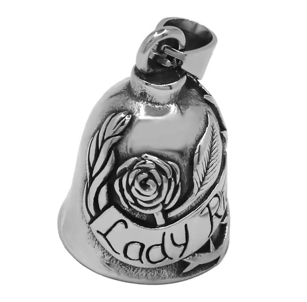 Stainless Steel Lady Rider Guardian Bell