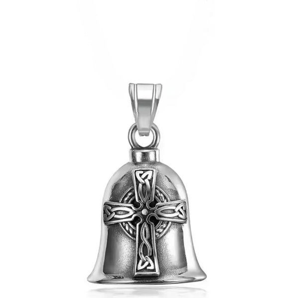 Stainless Steel Celtic Cross Guardian Bell