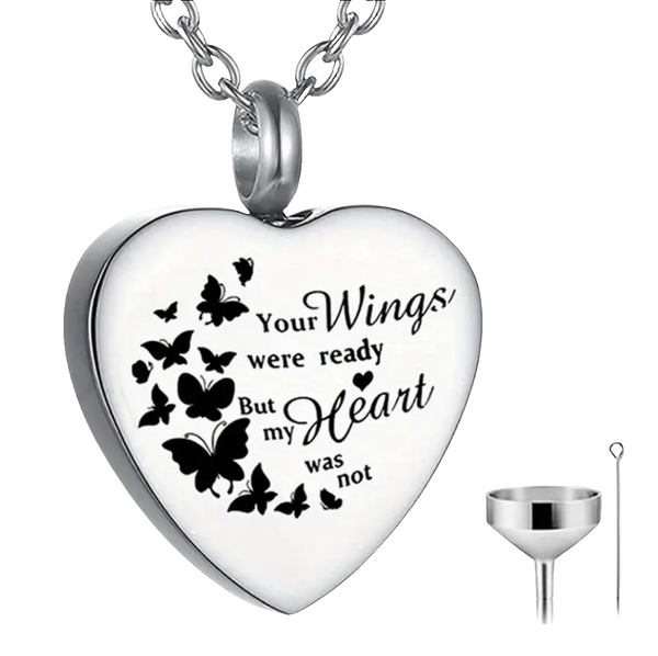 Your Wing Were Ready Urn Keepsake Necklace