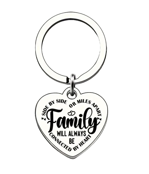 Family Will Always Be Connected Keychain