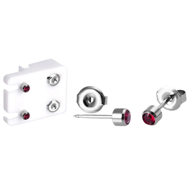 Studex Clear CZ Stud Surgical Steel Earrings