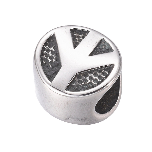 Stainless Steel Peace Charm