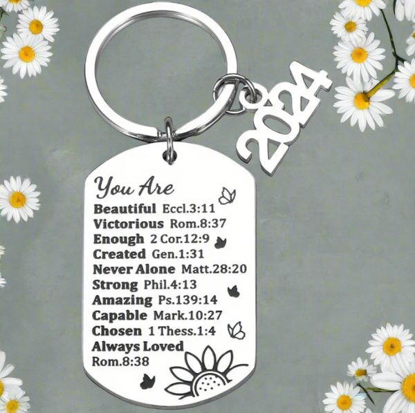 You Are Enough Keychain