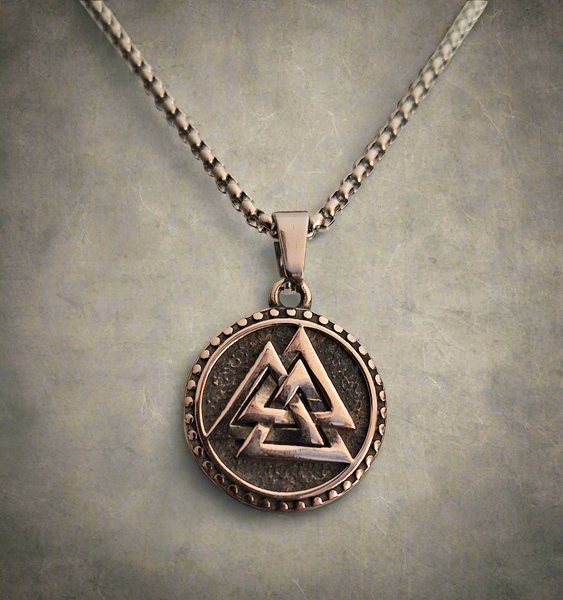 Viking Rune Coin Necklace