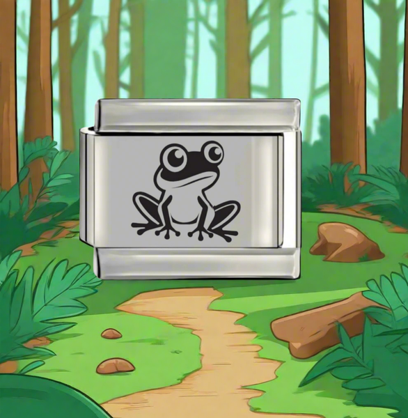 Cute Frog Italian Link Charm