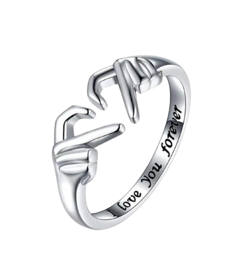 I Love You Forever  Ring,Stainless Steel