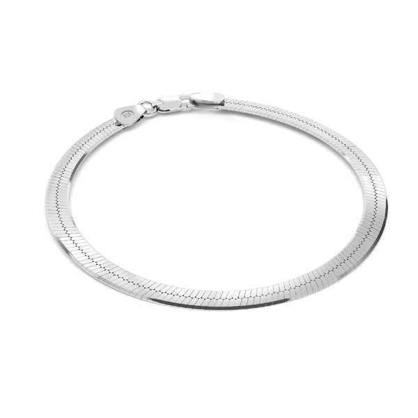 Sterling Silver Herringbone Bracelet