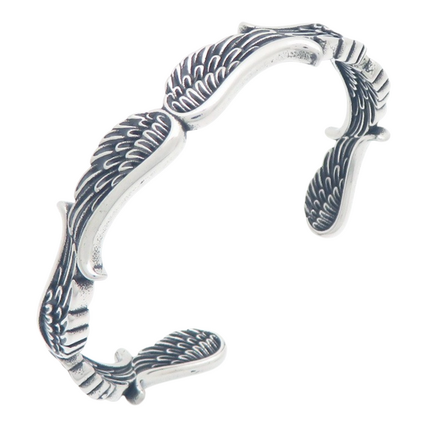 Angel Wing Bangle Stainless Steel