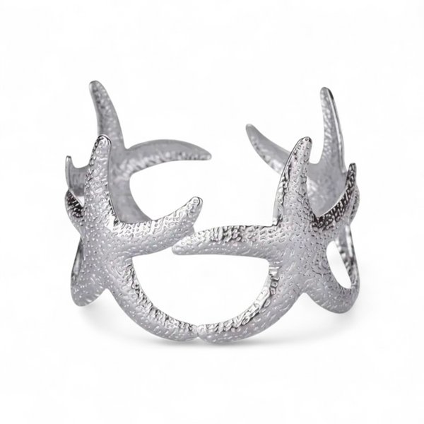 304 Stainless Steel Starfish Bangle