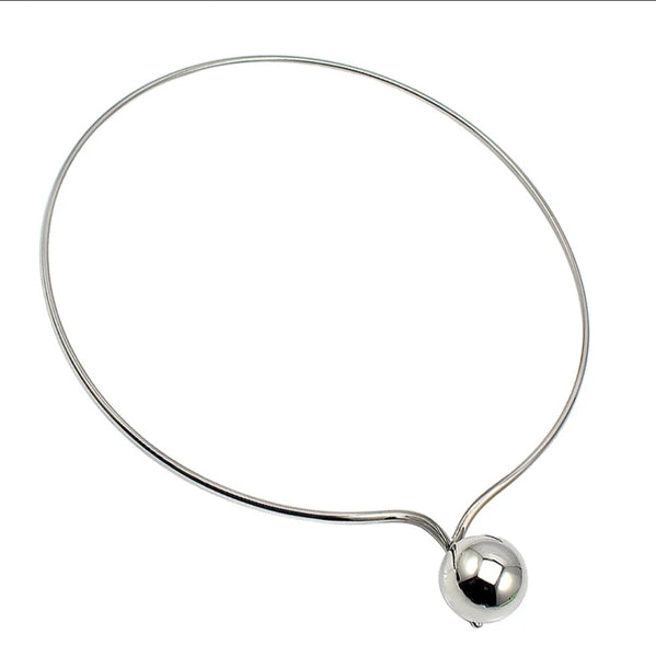 Stainless Steel Choker Chain with Ball