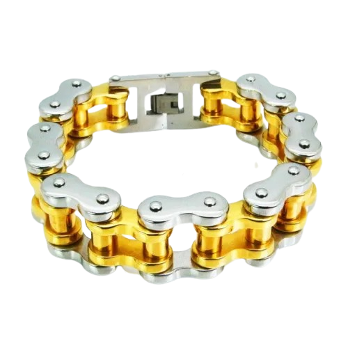 Stainless Steel Motorcycle Biker Chain Bracelet 220 x 25 x 10mm