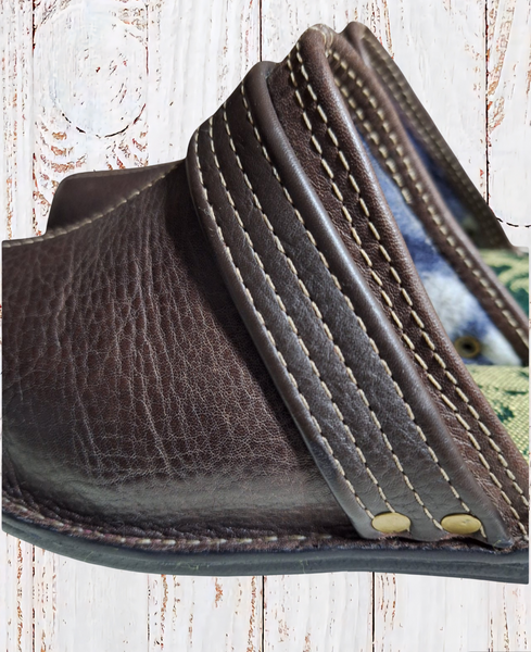 Genuine Kudu Leather Handcrafted Custom Padded Slippers