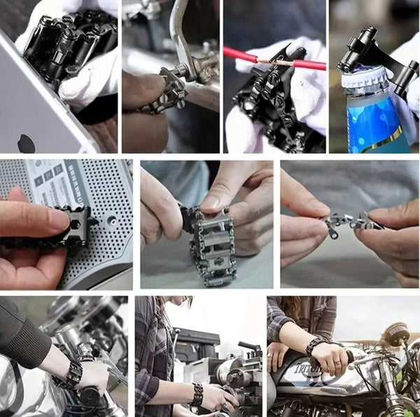 29 in 1 Stainless Steel Tool Bracelet