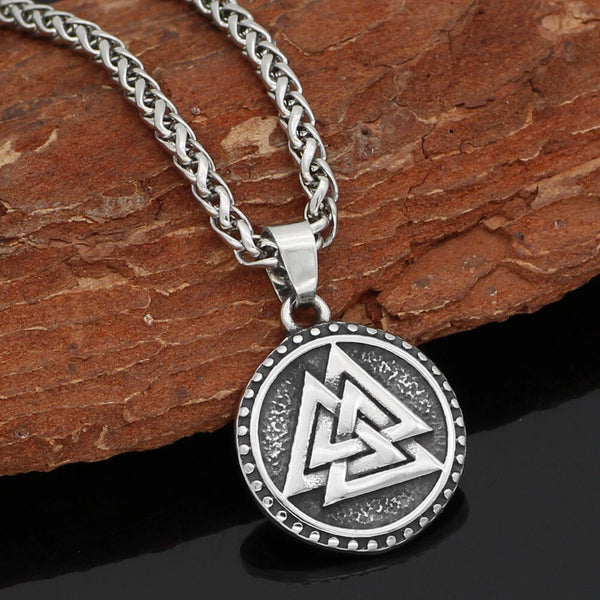 Viking Rune Coin Necklace