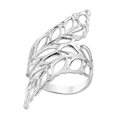 Sterling Silver Leaf Wrapped Ring