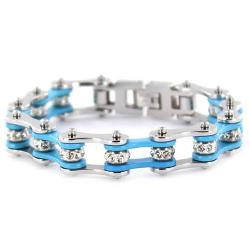Motorcycle Chain with Rhinestones