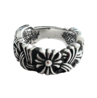 Stainless Steel Mideval Cross Ring