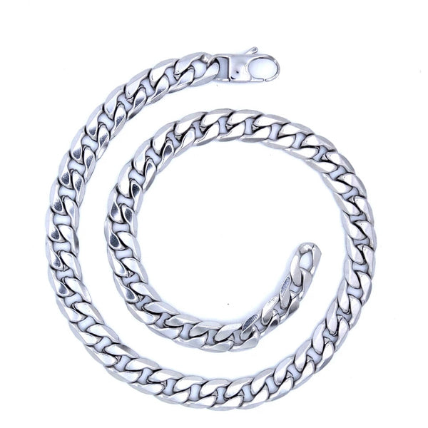 6mm Cuban Link Chain Necklace Stainless Steel