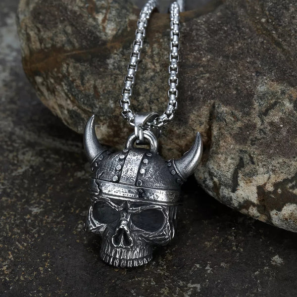 Stainless Steel Viking Skull Guardian Bell