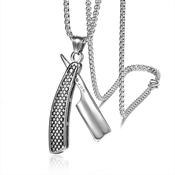 Stainless Steel Barber  Shaving Pendant