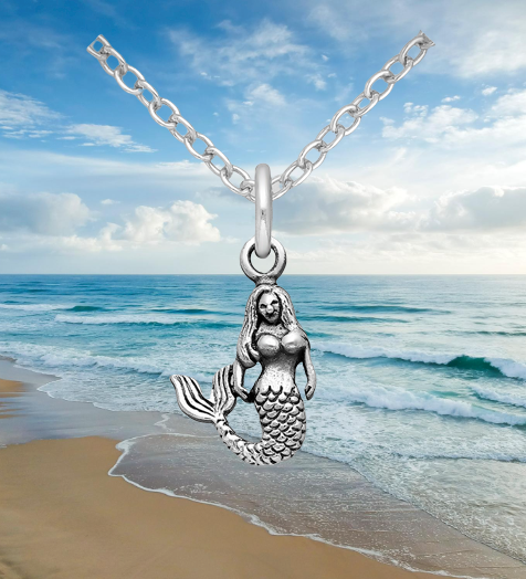 Sterling Silver Mermaid Necklace