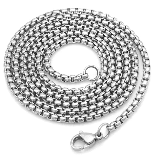 Stainless Steel  2mm Rolo Chain Necklace