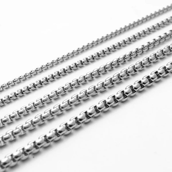 Stainless Steel 3mm Rolo Chain Necklace