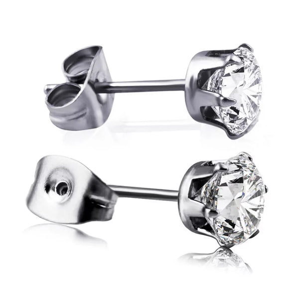 Clear CZ Earrings