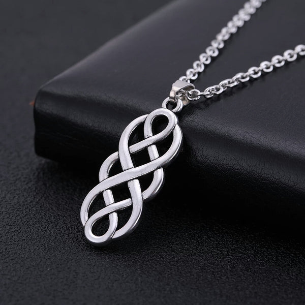 Stainless Steel Infinity Pendant Necklace