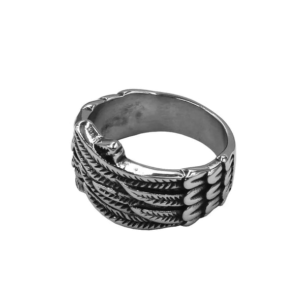 Stainless Steel Protection Wings Ring