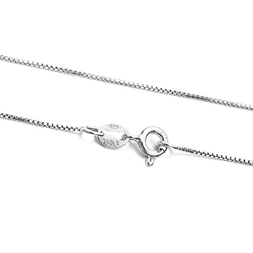 Stainless Steel 1mm Box Chain Necklace